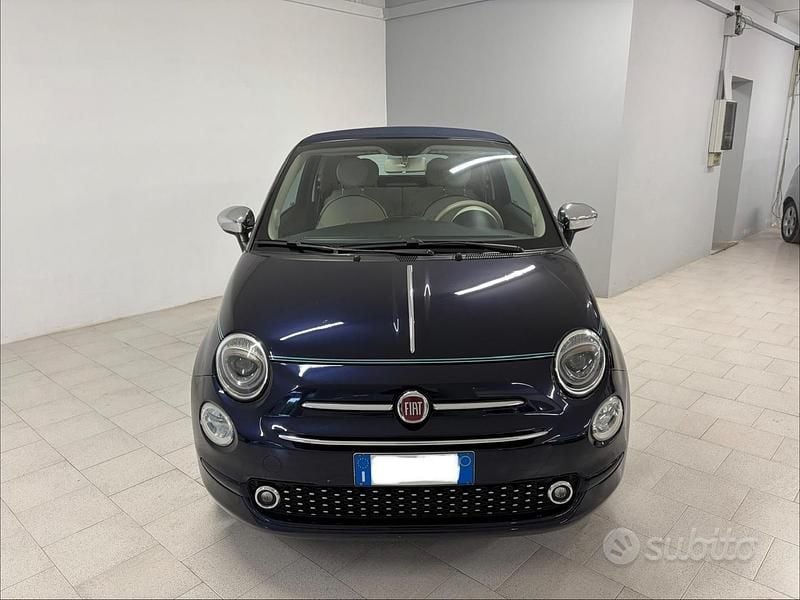 Usata Fiat 500C Riva 69 CV (50 kW) 2016 Blu Cabrio