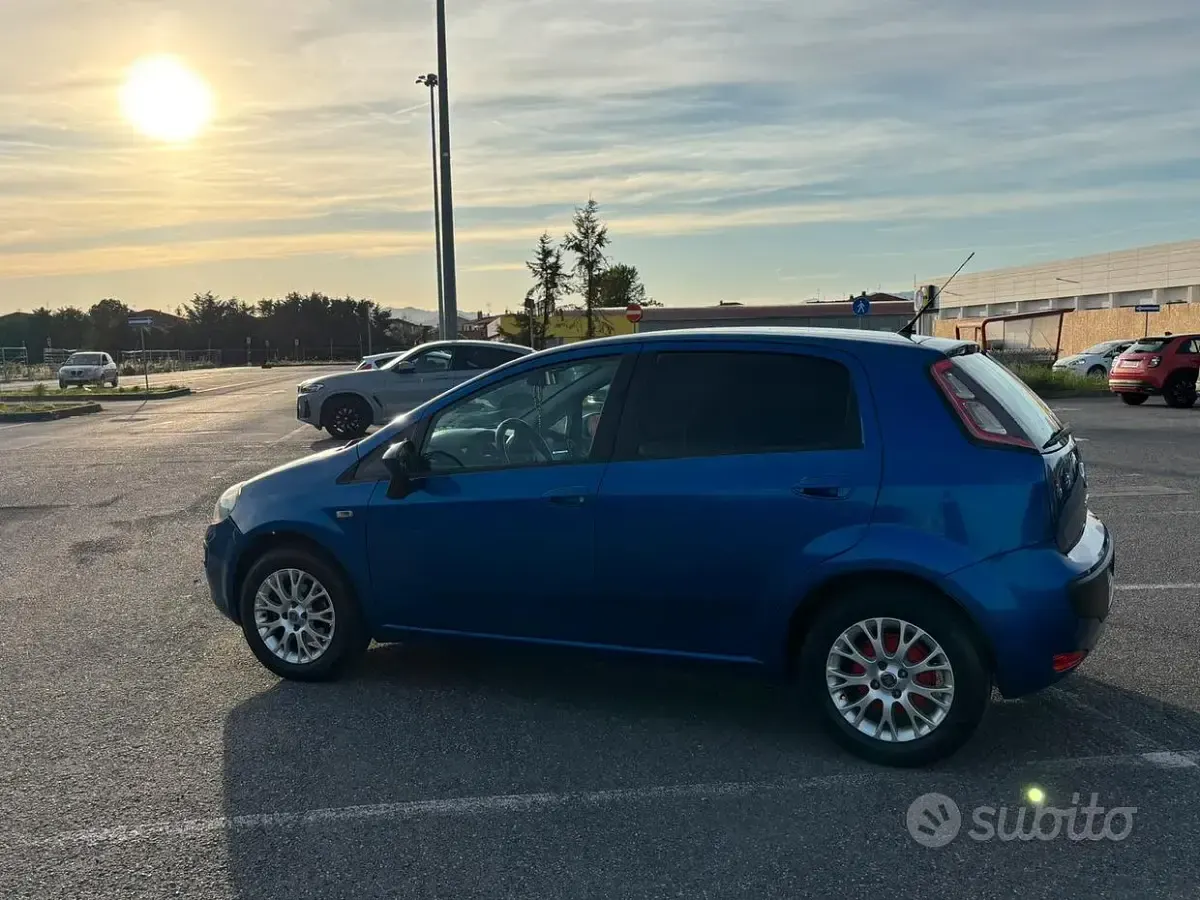Usata Fiat Punto Evo 77 CV (56 kW) 2012 Blu Utilitaria