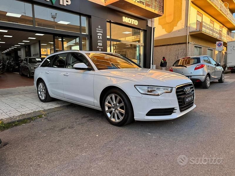 Usata Audi A6 Comfort 190 CV (139 kW) 2014 Bianco Station wagon