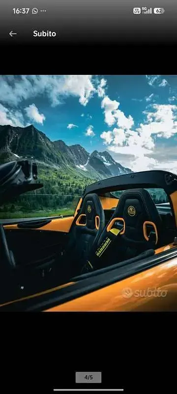 Usata Lotus Elise 243 CV (178 kW) 2022 Giallo Cabrio