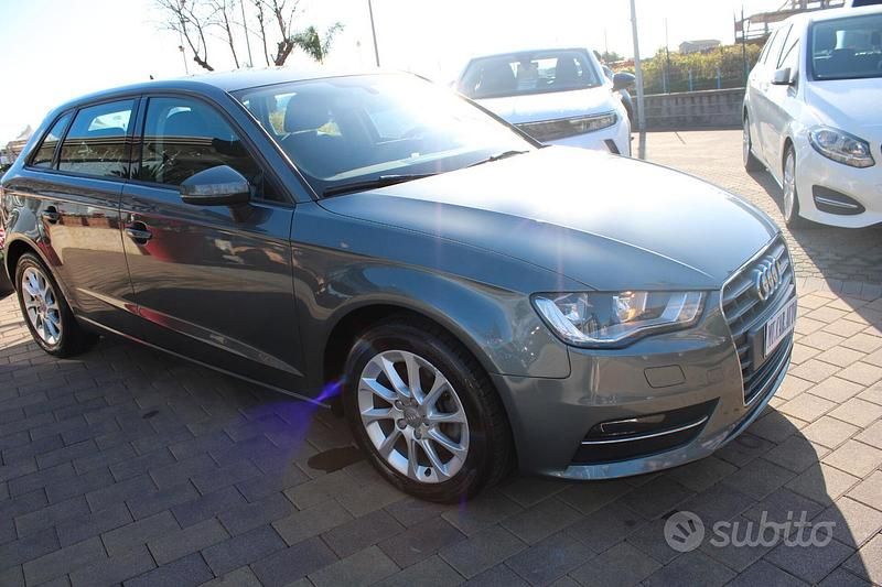Usata Audi A3 Ambition 110 CV (80 kW) 2016 Grigio Berlina