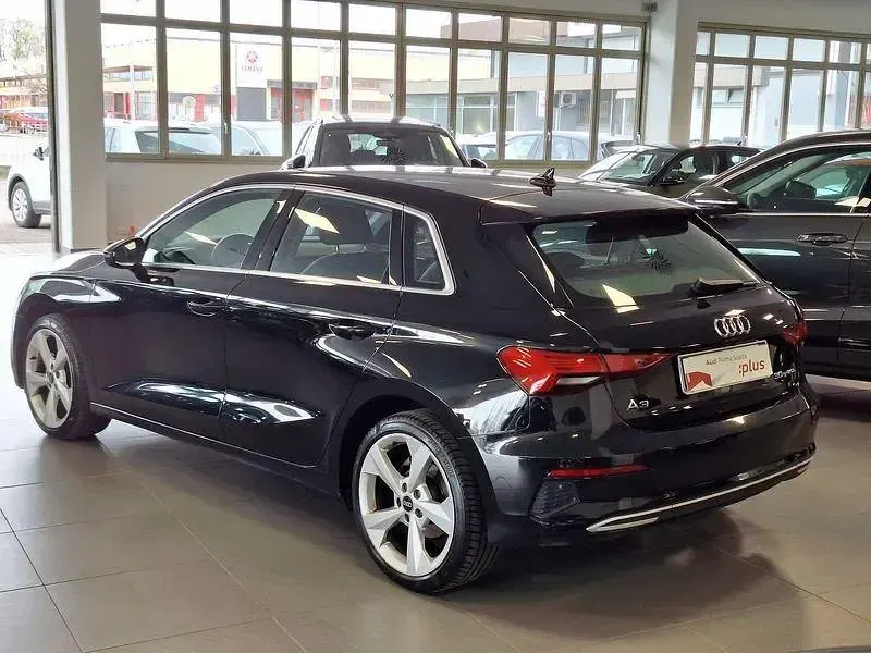 Usata Audi A3 Advanced 131 CV (96 kW) 2022 Nero Berlina