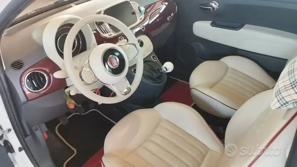 Usata Fiat 500C 2018 Bianco Cabrio