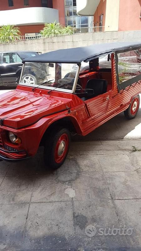 Usata Citroën Méhari 1970 Rosso Cabrio