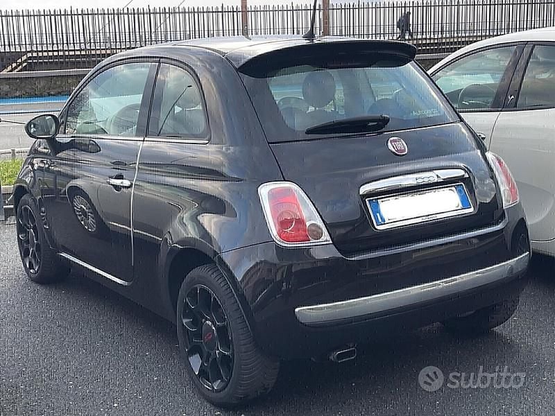 Usata Fiat 500 69 CV (50 kW) 2009 Nero Cabrio