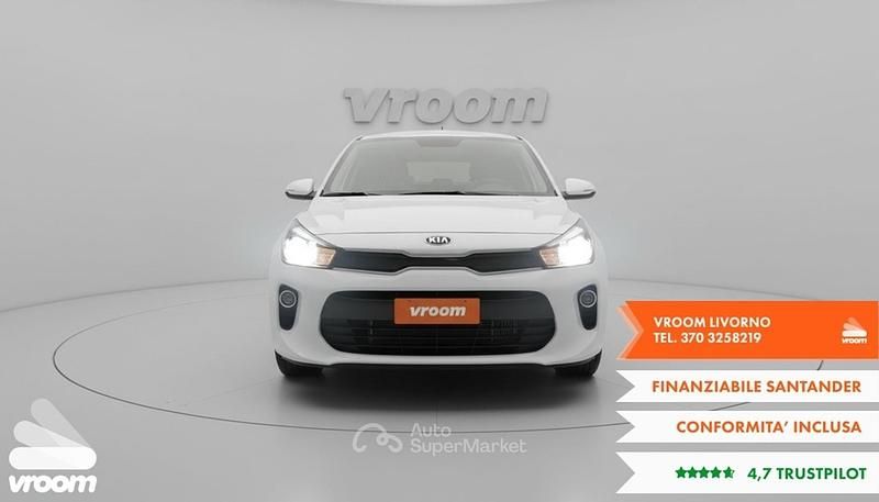 Usata Kia Rio 101 CV (74 kW) 2017 Bianco Utilitaria
