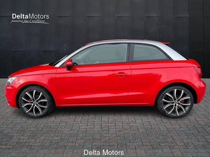 Usata Audi A1 Attraction 90 CV (66 kW) 2012 Rosso Utilitaria