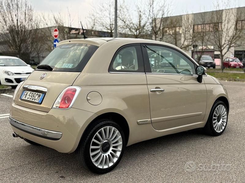 Usata Fiat 500 Lounge 69 CV (50 kW) 2015 Beige Berlina