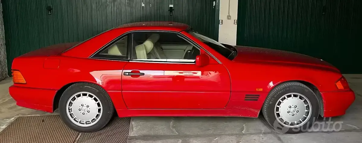 Usata Mercedes SL300 231 CV (169 kW) 1993 Rosso Cabrio