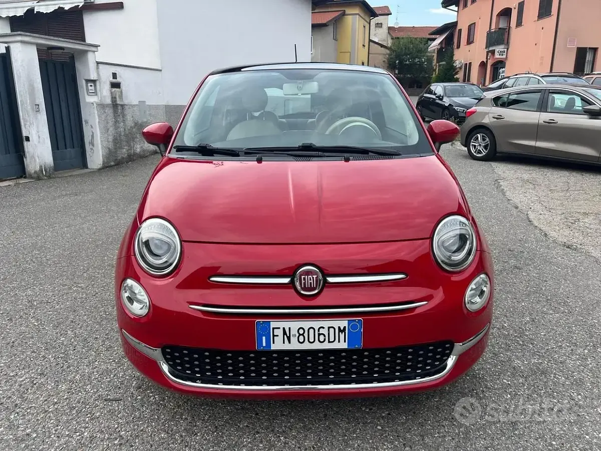Usata Fiat 500 Lounge 69 CV (50 kW) 2017 Rosso Berlina