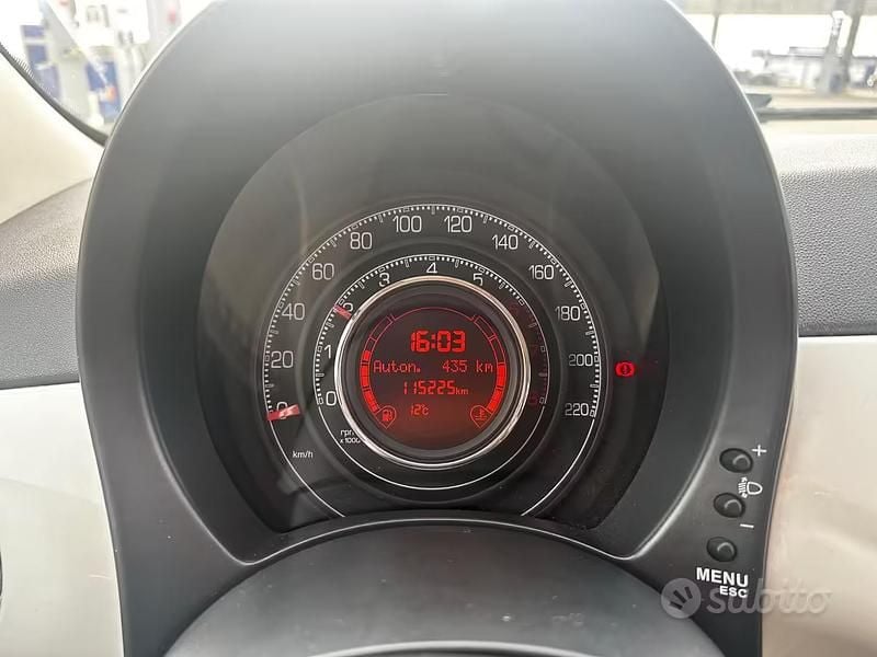 Usata Fiat 500 2009 Bianco Cabrio