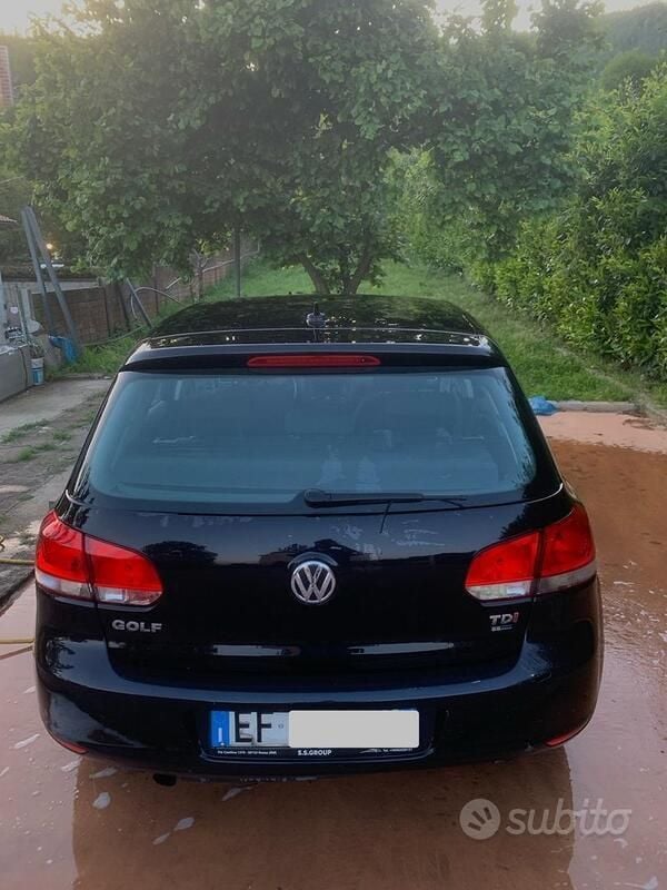 Usata VW Golf VI Trendline 105 CV (77 kW) 2010 Nero Utilitaria