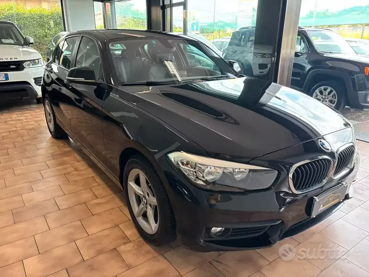 Usata BMW 114 Advantage 95 CV (69 kW) 2017 Nero Utilitaria