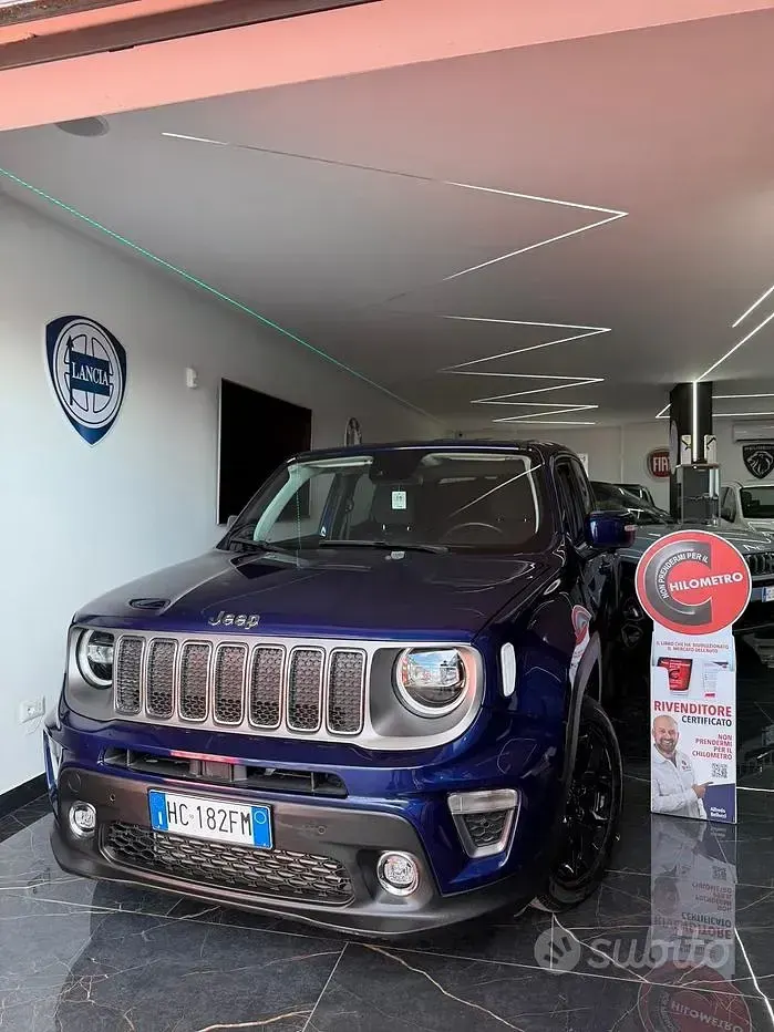 Usata Jeep Renegade Limited 120 CV (88 kW) 2020 Blu SUV