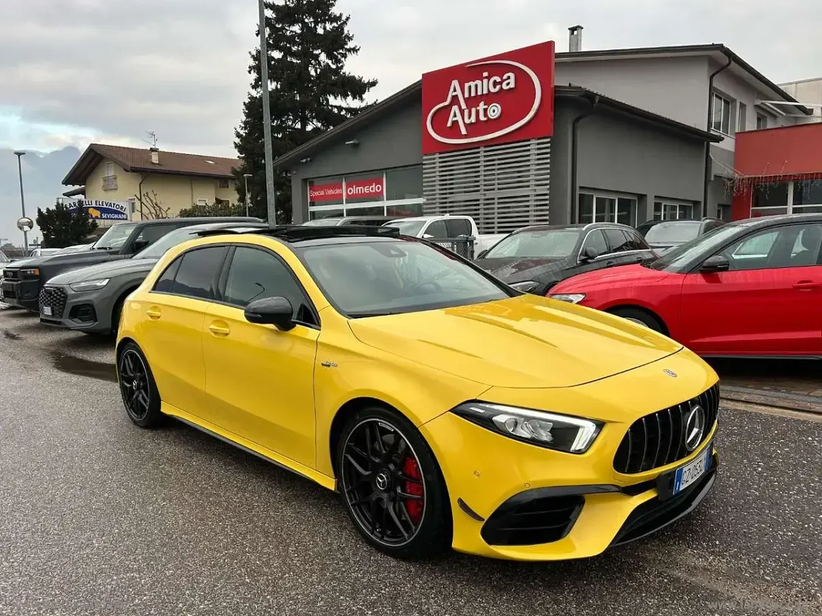 Occasion Mercedes A45 AMG Premium 421 ch (309 kW) 2020 Jaune Berline