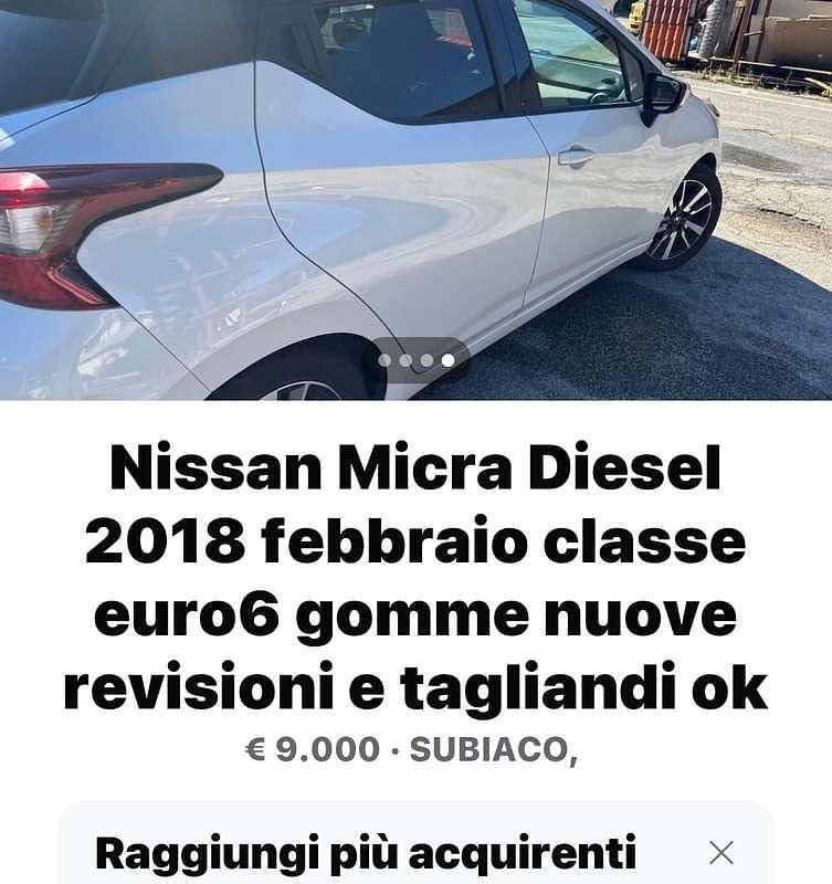 Usata Nissan Micra 90 CV (66 kW) 2018 Berlina