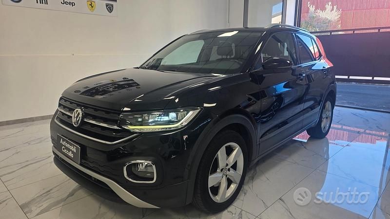 Usata VW T-Cross Advance 115 CV (84 kW) 2019 Nero SUV
