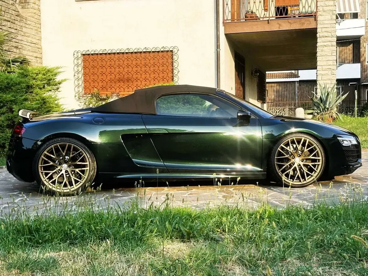 Usata Audi R8 Coupé Exclusive 525 CV (386 kW) 2015 Verde Coupé