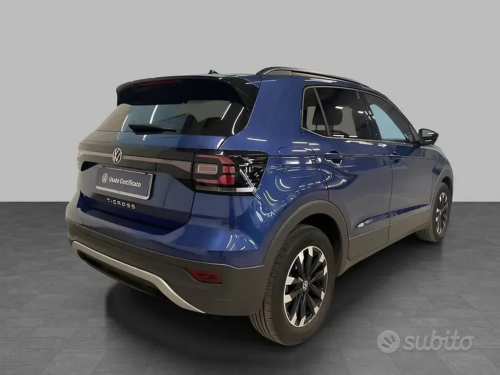 Usata VW T-Cross Style 110 CV (80 kW) 2023 Reef blue metallizzato SUV