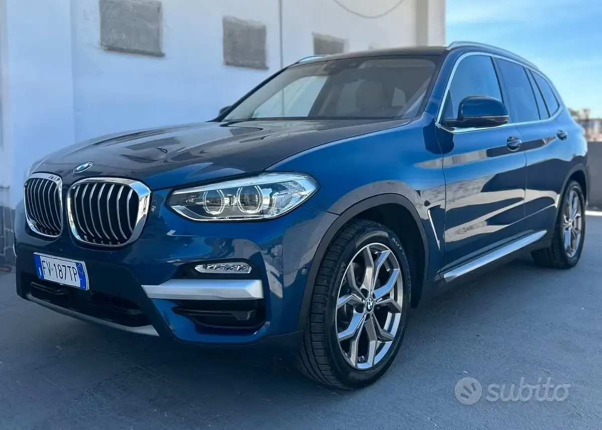Usata BMW X3 xLine 190 CV (139 kW) 2019 Blu/azzurro SUV