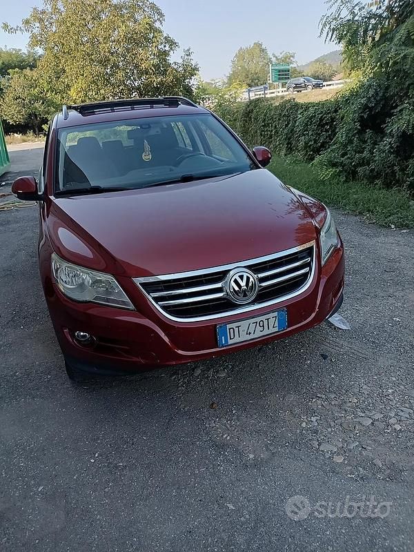Usata VW Tiguan 170 CV (125 kW) 2010 Rosso SUV