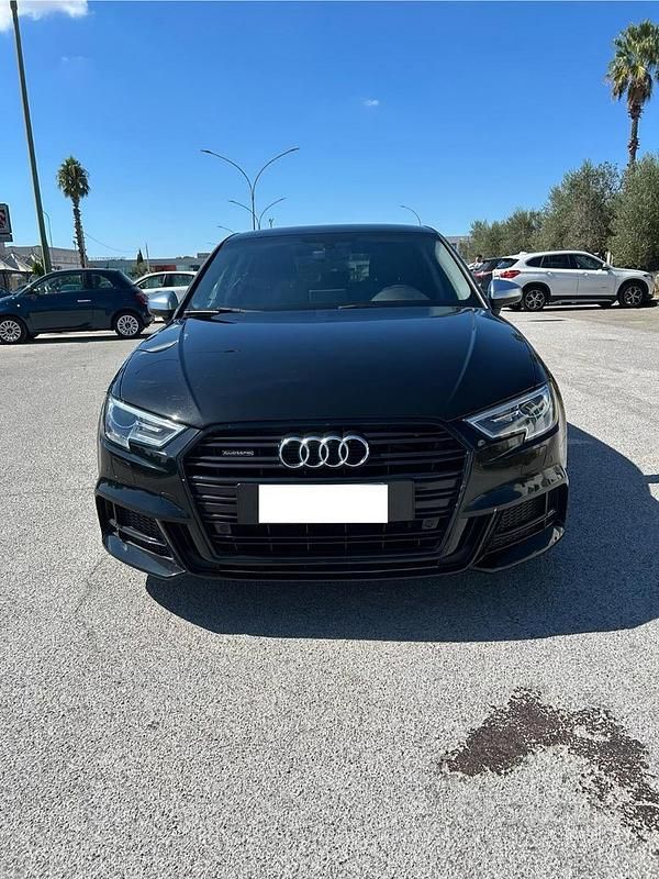 Usata Audi A3 S-Line 150 CV (110 kW) 2018 Nero Berlina