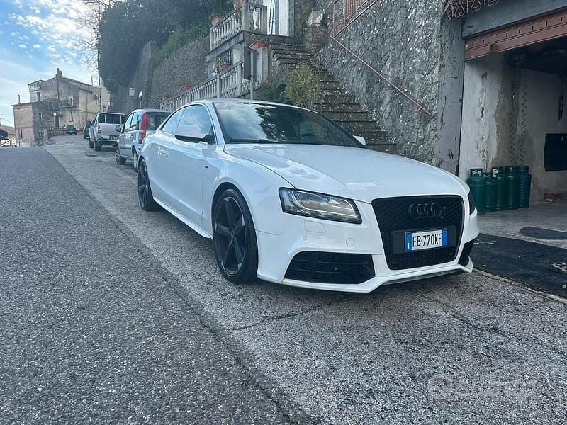 Usata Audi A5 170 CV (125 kW) 2012 Bianco Coupé