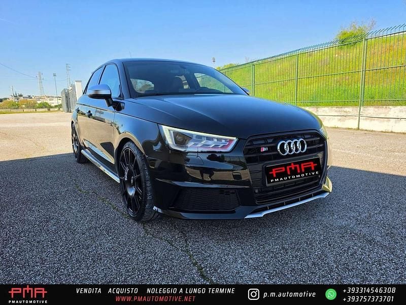 Usata Audi S1 Sportback Ambiente 310 CV (228 kW) 2017 Nero Utilitaria