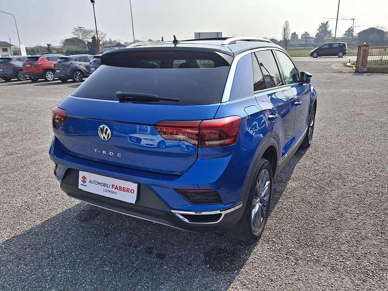 Usata VW T-Roc Sport 150 CV (110 kW) 2018 Blu/azzurro SUV