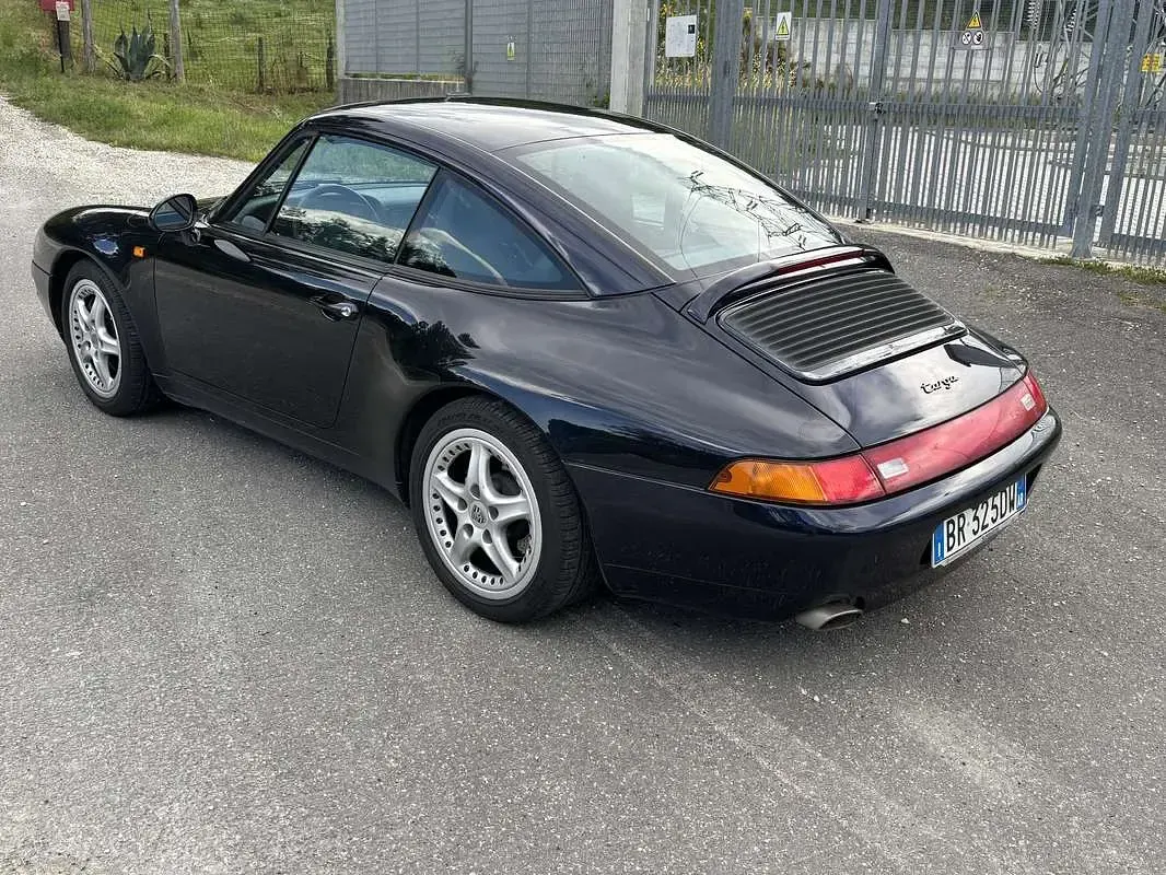 Usata Porsche 993 286 CV (210 kW) 1995 Blu/azzurro Cabrio