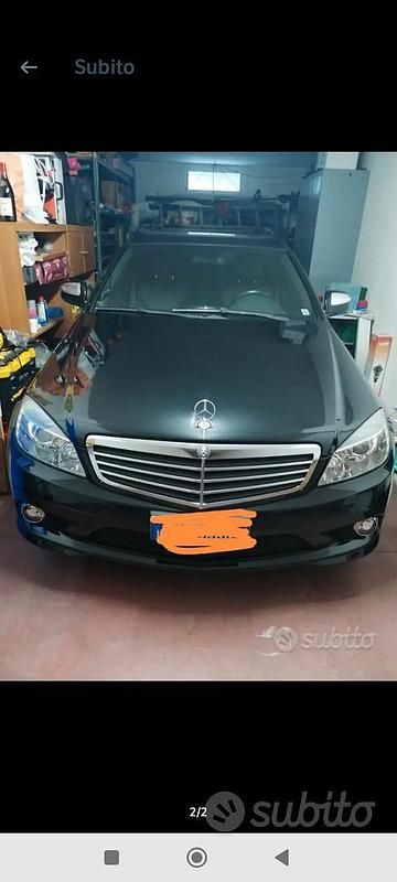 Usata Mercedes C220 170 CV (125 kW) 2009 Nero Station wagon