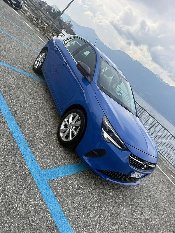 Usata Opel Corsa Elegance 101 CV (74 kW) 2022 Blu Utilitaria