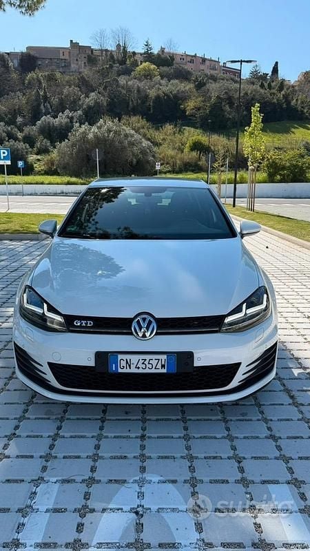 Usata VW Golf VII GTD 216 CV (158 kW) 2015 Bianco Utilitaria