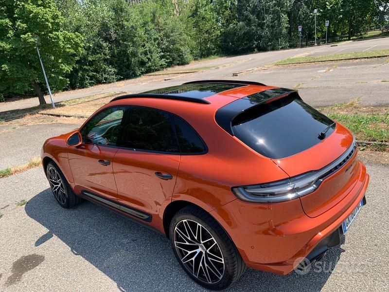 Usata Porsche Macan 265 CV (194 kW) 2022 Arancione SUV