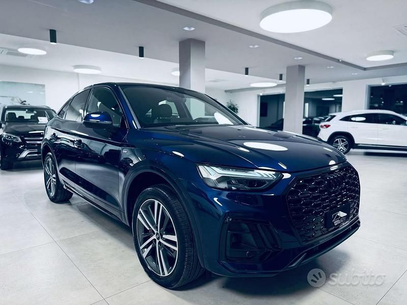 Usata Audi Q5 Sportback S-Line 207 CV (152 kW) 2021 Blu SUV
