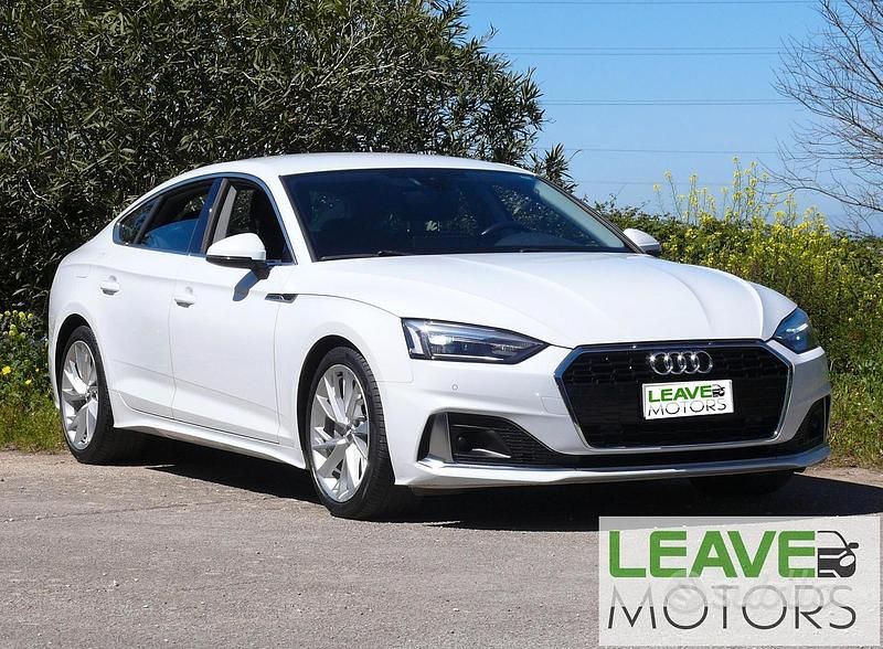 Usata Audi A5 190 CV (139 kW) 2020 Bianco Coupé