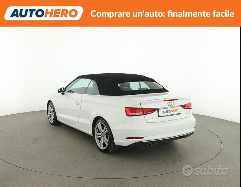 Usata Audi A3 Cabriolet Sport 150 CV (110 kW) 2017 Bianco Cabrio