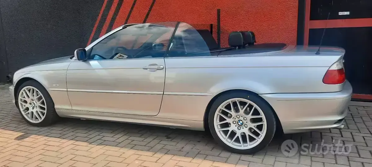 Usata BMW 320 Cabriolet 170 CV (125 kW) 2002 Grigio Cabrio