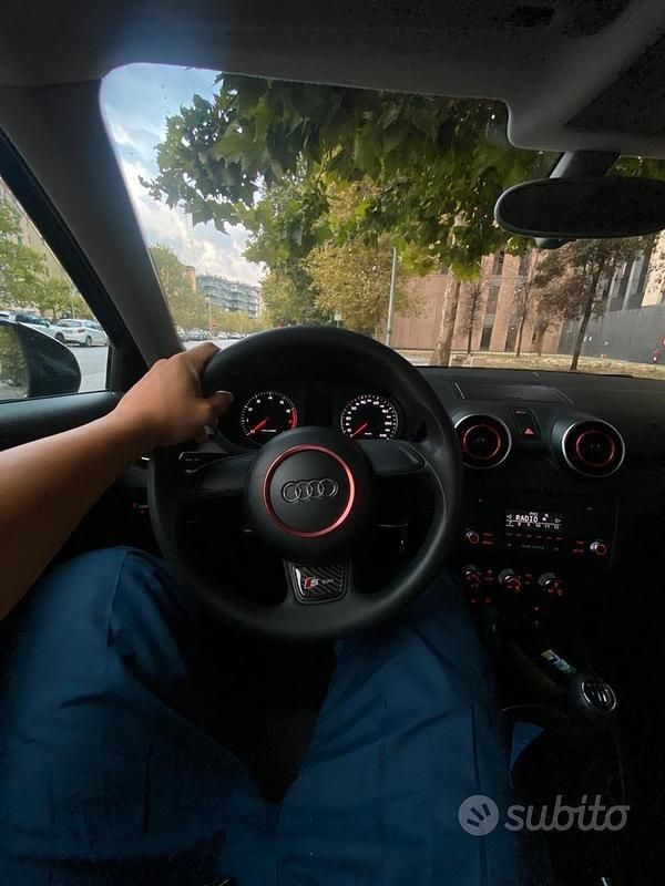 Usata Audi A1 S-Line 86 CV (63 kW) 2013 Nero Utilitaria