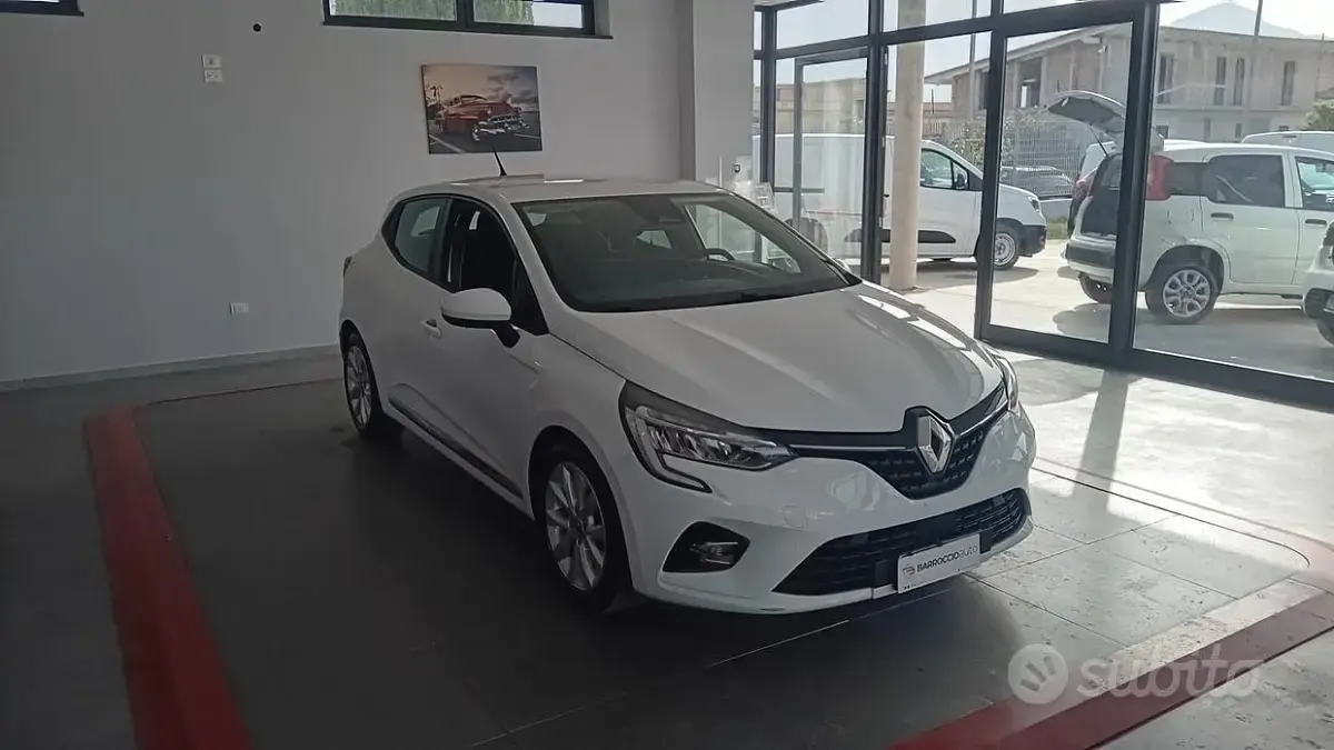 Usata Renault Clio V Zen 86 CV (63 kW) 2020 Bianco Berlina