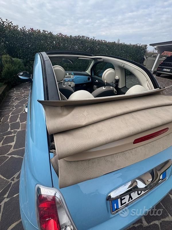 Usata Fiat 500C 69 CV (50 kW) 2015 Cabrio