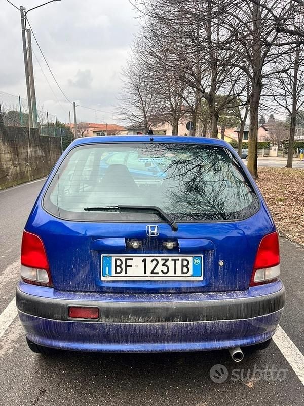 Usata Honda Logo 65 CV (47 kW) 1999 Blu Utilitaria