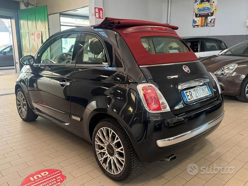Usata Fiat 500C Lounge 69 CV (50 kW) 2013 Nero Cabrio