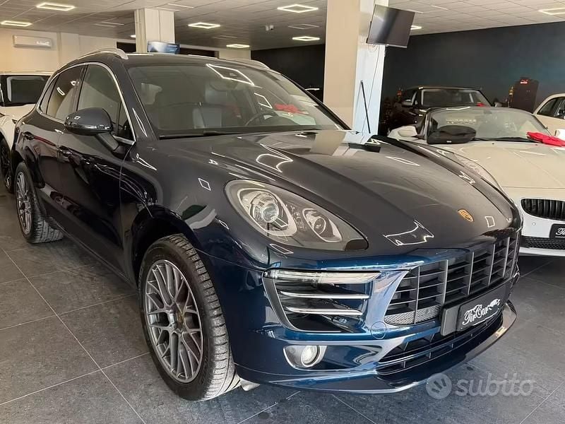 Usata Porsche Macan S 258 CV (189 kW) 2016 Blu SUV