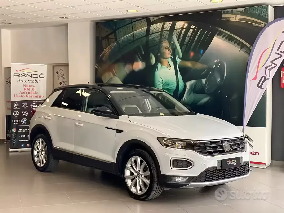Usata VW T-Roc Advance 116 CV (85 kW) 2019 Bianco SUV