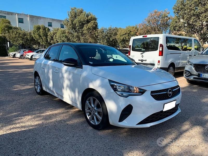 Bianco Usata 2021 Opel Corsa Elegance Tre volumi | 10.500 € (Buon prezzo) - Immagine 1/4