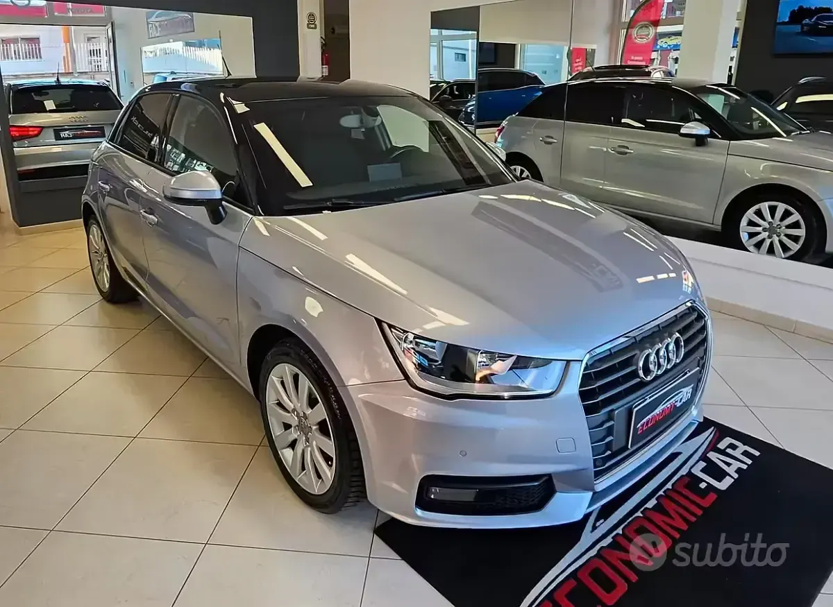 Usata Audi A1 Design 90 CV (66 kW) 2017 Grigio Utilitaria