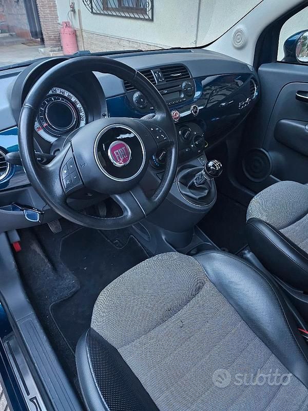 Usata Fiat 500C 2014 Blu Cabrio