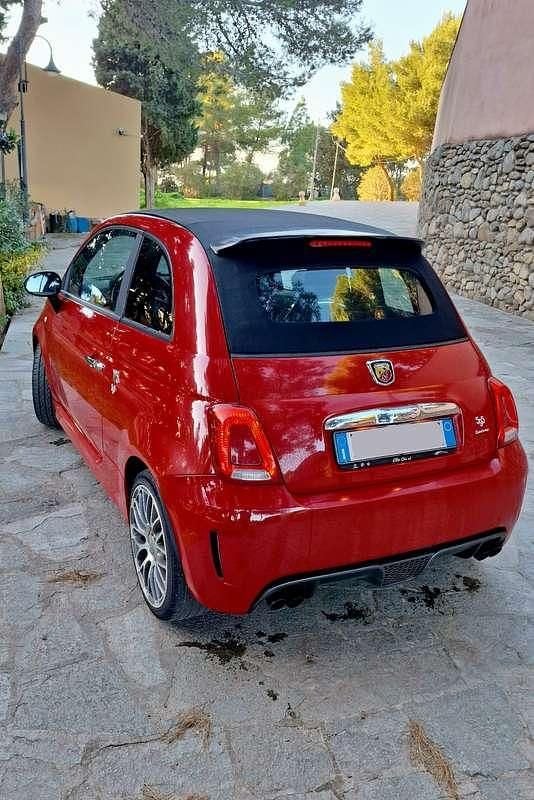 Usata Abarth 595C Competizione 160 CV (117 kW) 2014 Rosso Cabrio