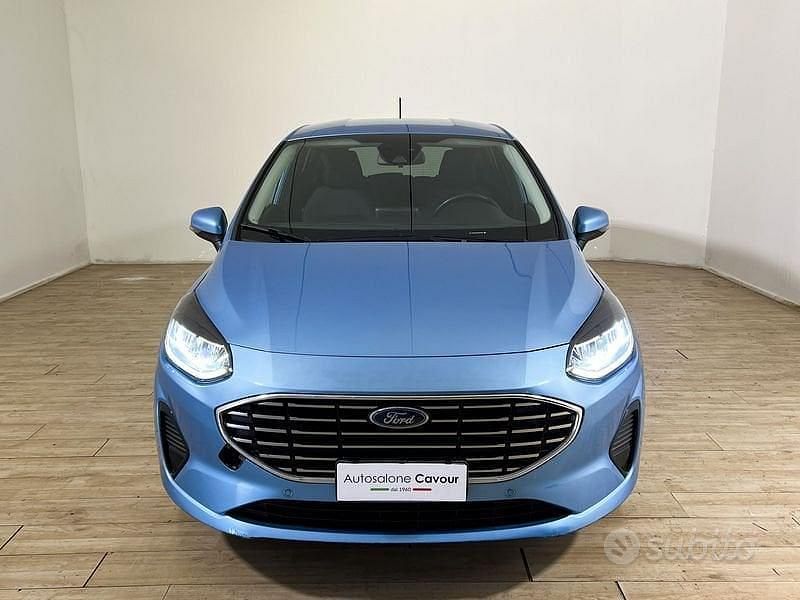Usata Ford Fiesta Titanium 75 CV (55 kW) 2022 Azzurro Utilitaria